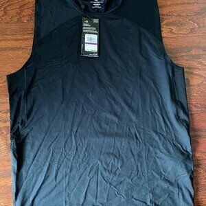 Mens Under Armour Black 2XL Compression Heat Gear Sleeveless Shirt